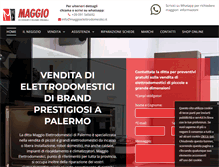 Tablet Screenshot of maggioelettrodomestici.com